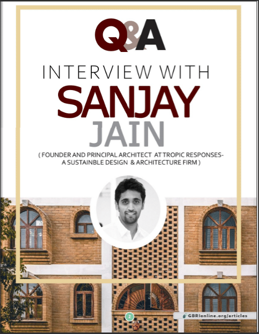 Interview with Ar. Sanjay Jain